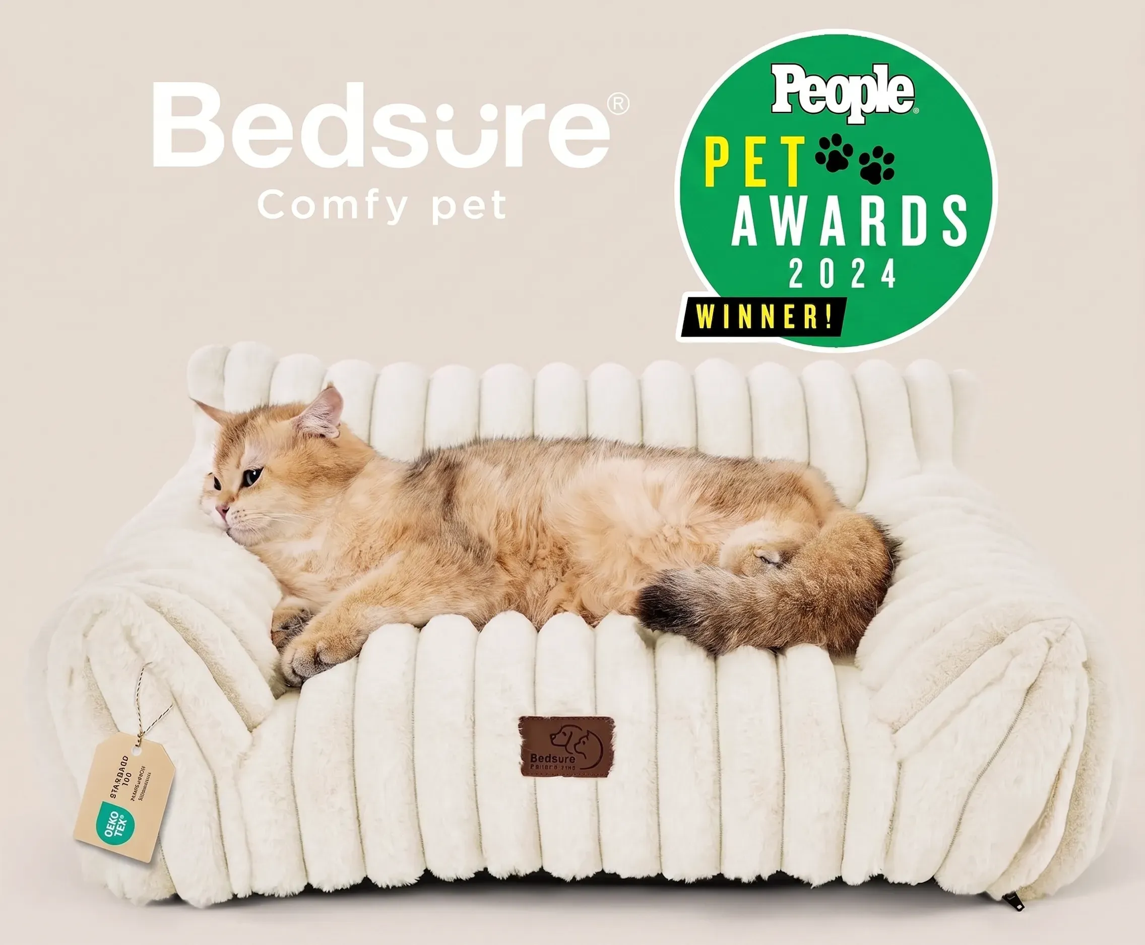 Bedsure ComfyFleece Cat Couch