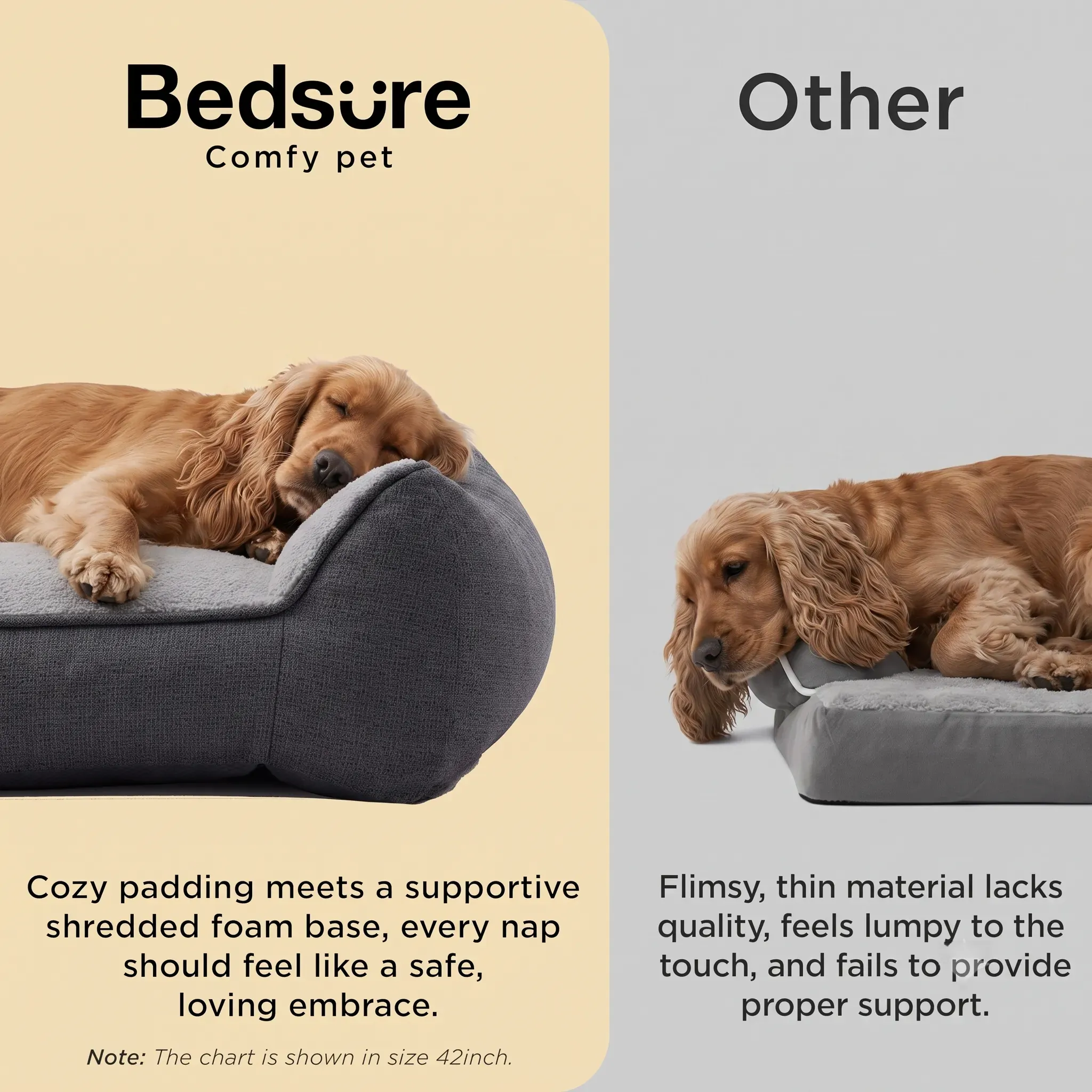 Bedsure SupportMax Orthopedic Dog Bed thumbnail
